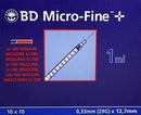 BD MicroFine + Plus 1ml U100 29G 12.7mm Insulin Needle