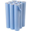 Essentials Blue Bed Roll / Couch Roll 20" - 2ply - 40m x 500mm x 3 Rolls