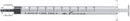 Ciringe 1 ml Syringe Luer Lock - Pack of 100
